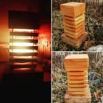 Für Anfänger: Balken-Lampe aus Holzbrettern selber bauen