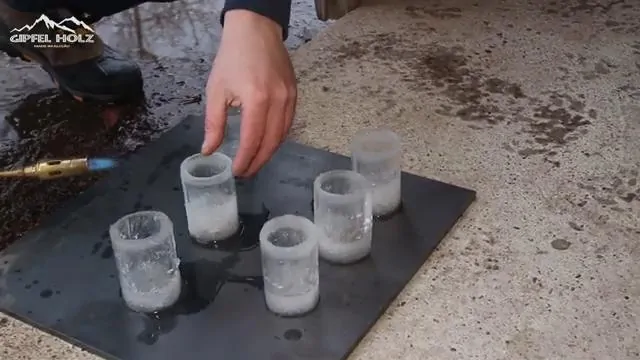 Eis Gläser selber machen |Bauanleitung Winter