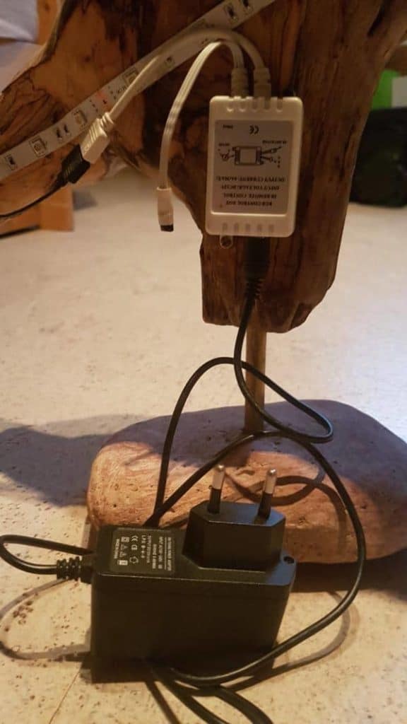 Lampe aus Holz selber bauen