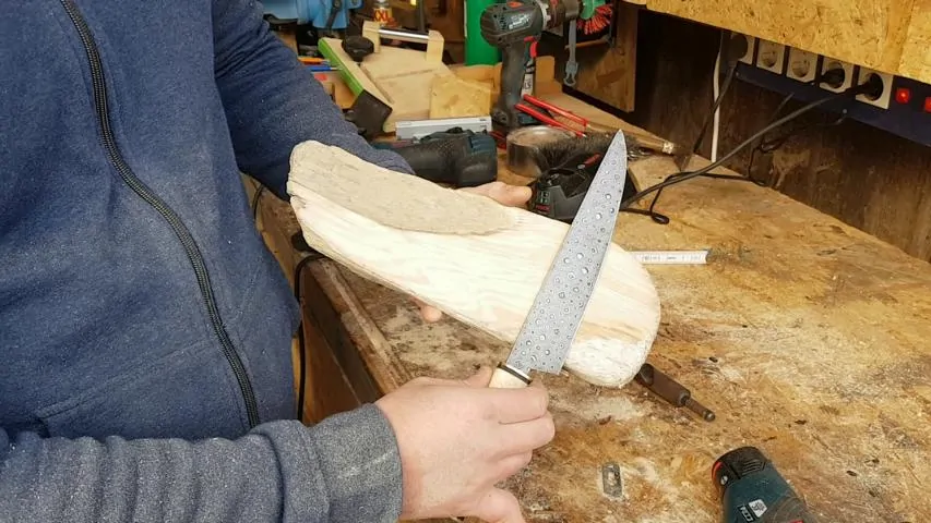 Holzleiste Messer Magnete