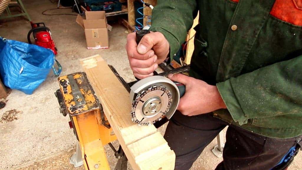Winkelschleifer Kettenscheibe Holzbearbeitung Kettensägeblatt Schlitzsäge AS 