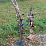 Treibholz Idee: Weinständer selber bauen [Kostenlose Bauanleitung]