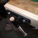 Vorderzange richtig montieren | Schraubstock für Hobelbank